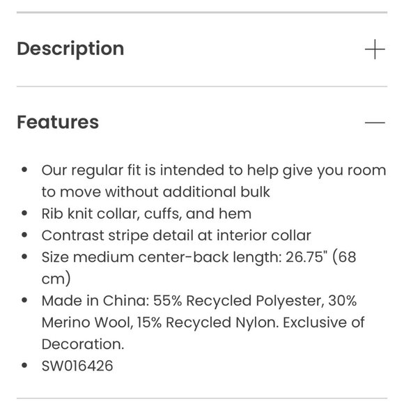 Smartwool Sparwood Crew Wool Blend Sweater - Men's Size M - Brown - Picture 8 of 8
